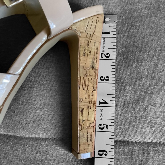 ALDO JESTER NUDE T-STRAP PLATFORM HIGH HEELS/ Size 7.5 - Picture 15 of 15